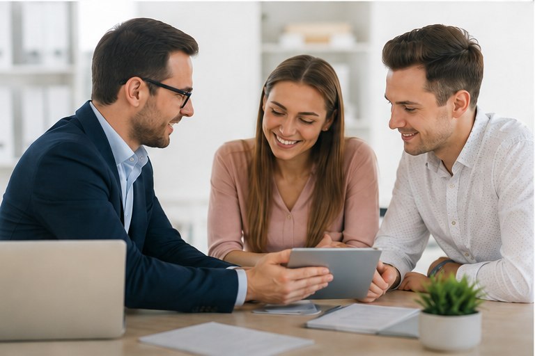 uropront advisor consulting a practice team